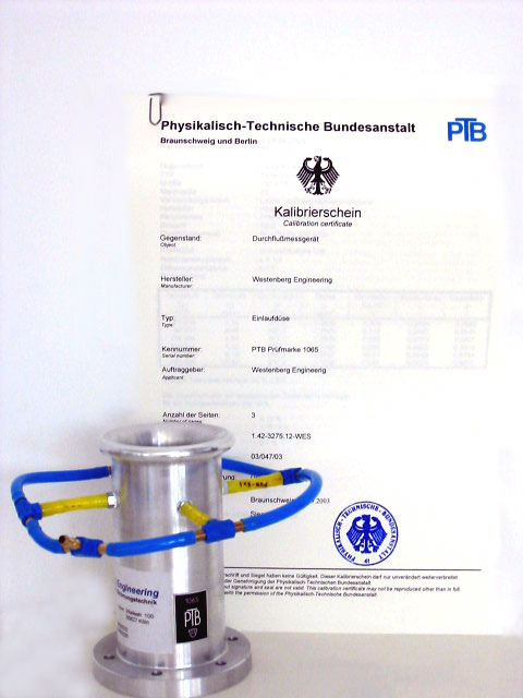 PTB Einlaufd&uuml;sen